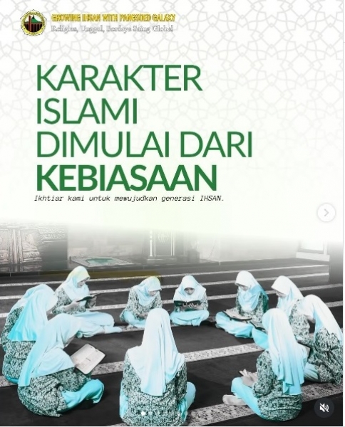 Karakter Islami Dimulai Dari Kebiasaan